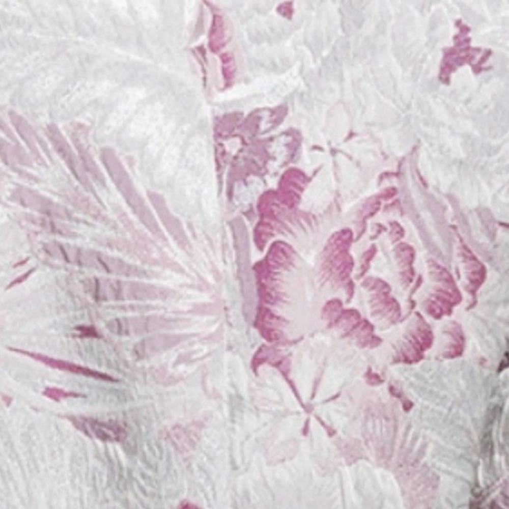 ✅ Anna Sui Blazer Jacket Peonies Brocade in Purple Silver Floral - Picture 4 of 8